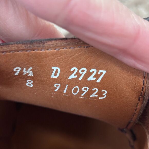 Allen Edmonds St. John\'s Double Monk Strap Dress Shoes Men 9.5D Brown Leather main image 5